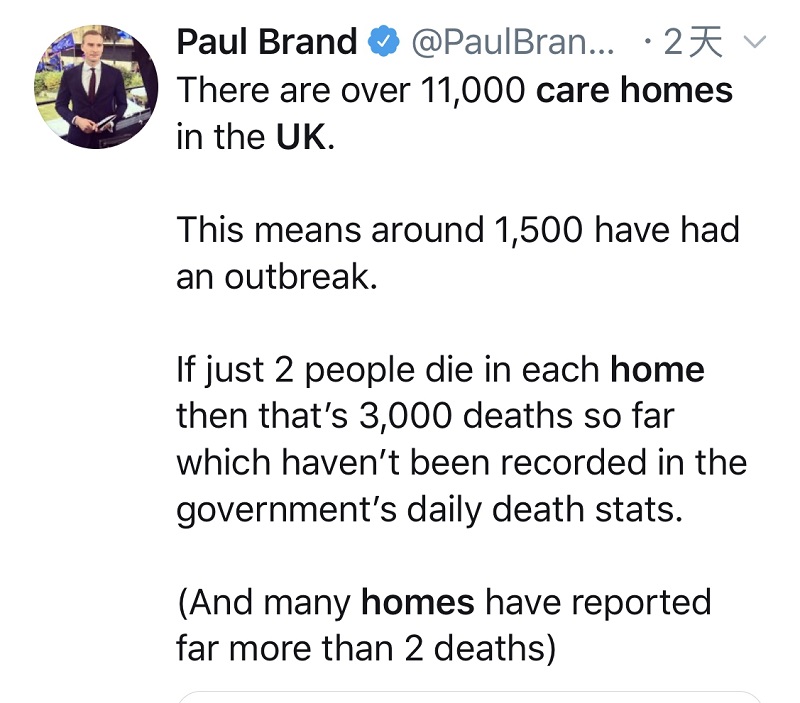 英国疫情早期死亡人数及其影响